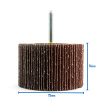 Klingspor KM 613 40 Grit Abrasive Mop for Stainless Steel 80 x 50 x 6mm  - 1 Each