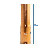 TWECO #4 Style MIG Gas Nozzle / Shroud 20mm Adjustable - 5 Each