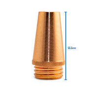 TWECO #5 Style MIG Gas Nozzle / Shroud 13mm - 2 Each