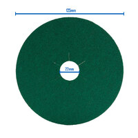 Klingspor FS 966 ACT 125mm Ceramic Resin Fibre Sanding Disc Pad 5" 120 Grit - 50 Each