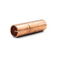 Fronius Style MIG Gas Nozzle / Shroud 17mm Ø - 66mm Long - 5 Pack