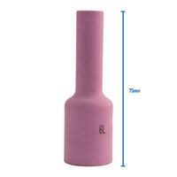 WP-17 | 18 | 26 TIG Ceramic Cup / Nozzle #6 Long Gas Lens - 5 Each