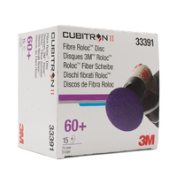 3M Cubitron II 60 Grit 75mm Roloc Fibre Disc 786C 33391 - 15 Each