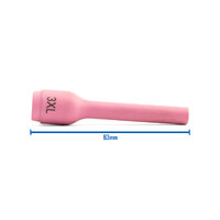 WP-9 |20 TIG Ceramic Cup / Nozzle EXTRA LONG #3 - 2 pack