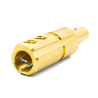 2 x Male Welding Cable Plug Welder Generator Connector 500 Amp