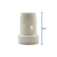Binzel Style 501 Water-cooled MB38 Gas Diffuser - White Ceramic - 2 Each