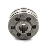 WIA WF031 MIG roller Knurled 37mm x 10mm x 18mm - Suits 1.2mm / 1.6mm Wire