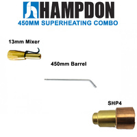 LPG Super Heating Torch Kit - SHP4 with Mixer + 450mm Barrel
