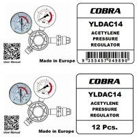 COBRA Oxygen | Acetylene Regulator Flowmeter Twin Pack