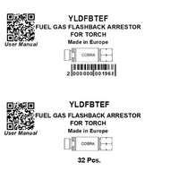 COBRA Fuel Gas Flashback Arrestor - Torch End