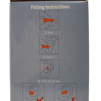 Disposable Ear Plugs - Uncorded - Foam - 200 Pairs