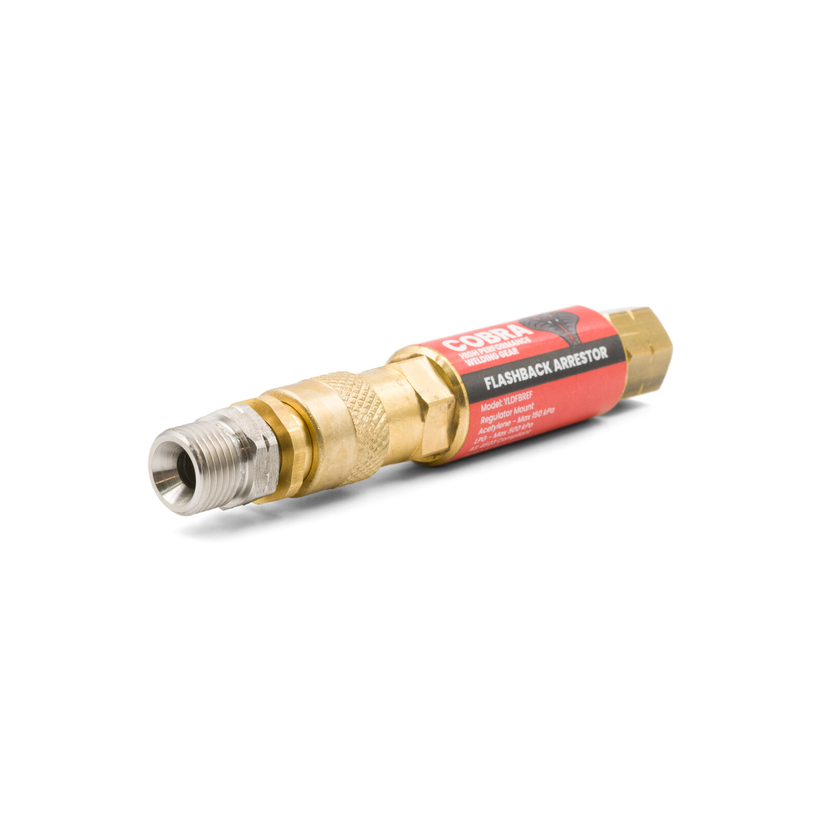 COBRA Oxygen & Fuel Gas Flashback Arrestor - Quick Connect Coupler