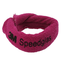 3M Speedglas Universal Flannel Washable Purple Towelling Sweatband - 5 Pack