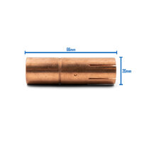 Fronius Style MIG Gas Nozzle / Shroud 17mm Ø - 66mm Long - 5 Pack