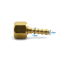 Harris 601 Dual CO2 Regulators with 6mm Barb - 2 Each