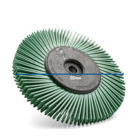 3M 61500151461 150mm x 12mm Scotch-Brite 50 Grit Angled Radial Bristle Brush