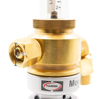 Harris 653 Argon Co2 Pipeline Flow Meter Regulator 