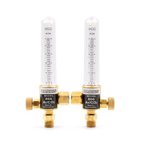 Harris 821 Argon Preset Regulator Bottom Entry with Flowmeters