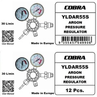 C Size Argon 4.2 TIG Welding Gas Starter Kit - Cylinder, Reg and Hose