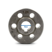 WIA WF031 MIG roller Knurled 37mm x 10mm x 18mm - Suits 1.2mm / 1.6mm Wire