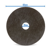 3M Silver 5" 125mm X 1.6mm 71256 Cutting Disc - Inox Steel Cut-Off Wheel - 100 Each