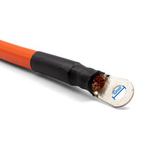 650A 25cm Welder Generator Lead Connector Tails - 70mm² Cable - Pigtail - Lincoln K10376