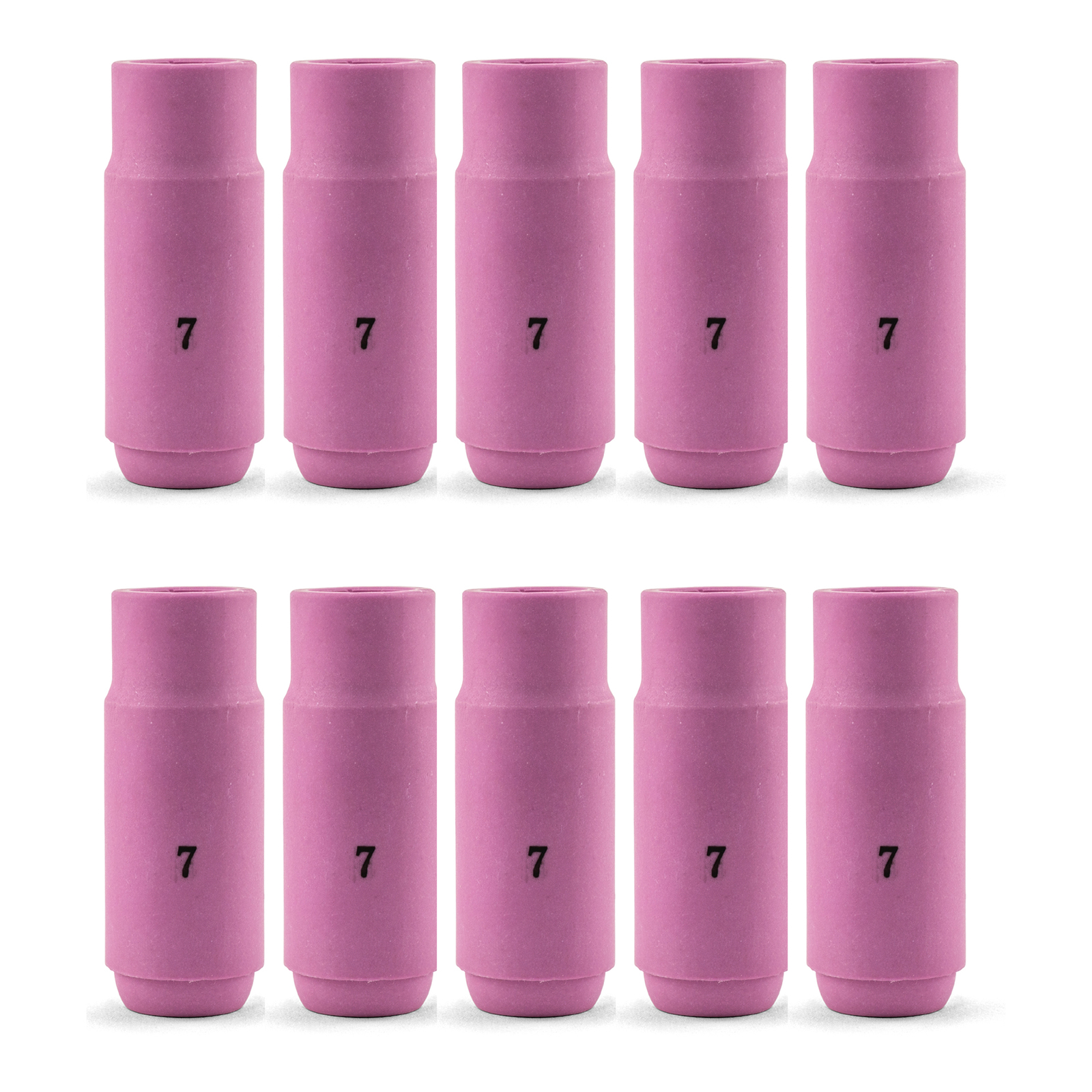 TIG Ceramic Cup / Nozzle #7 - 10 pack - WP-17 | 18 | 26