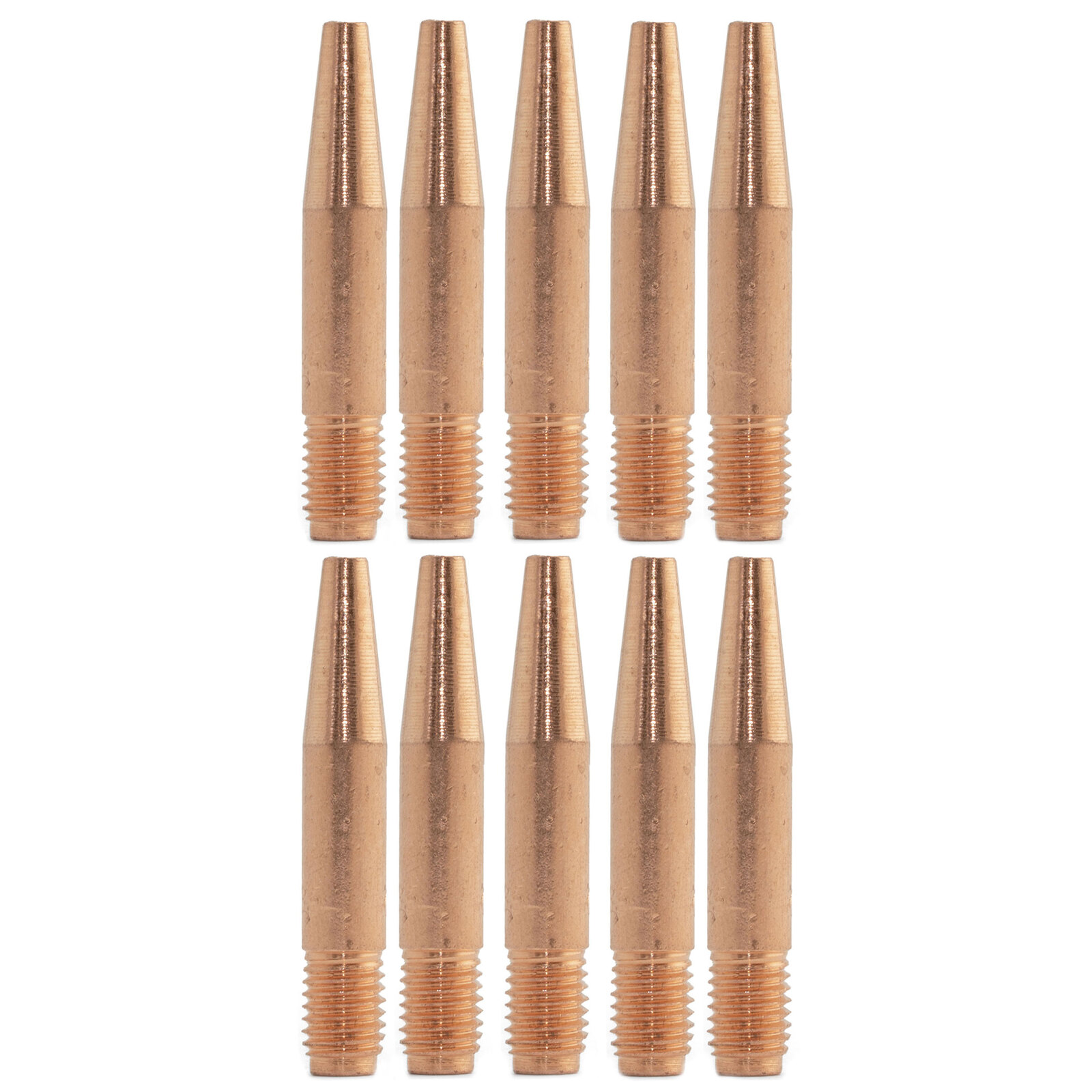 Tweco Style 14T116 TAPERED MIG Contact Tips 1.6mm - 10 Each