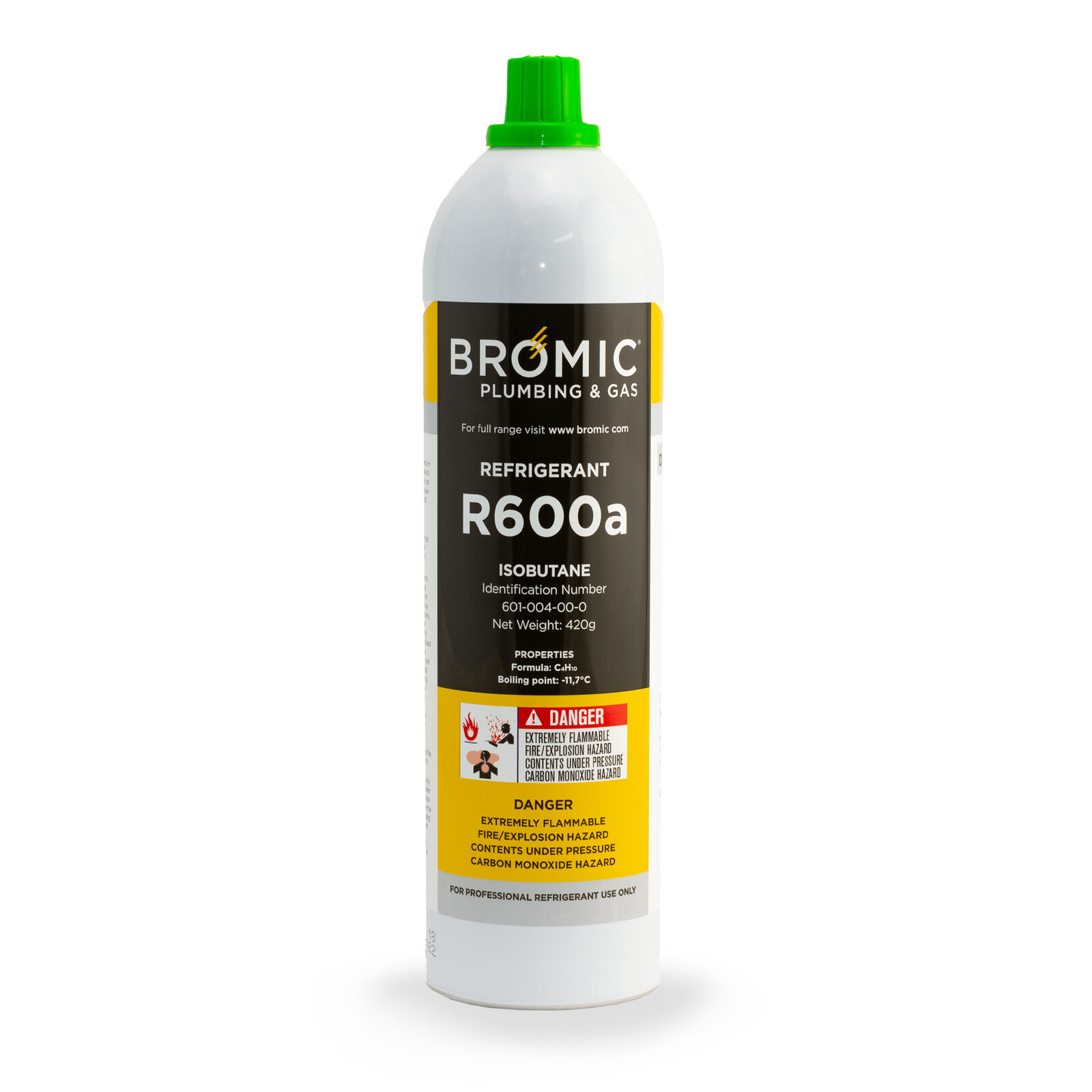 R600a Isobutane Refrigeration Gas 420g Bottle 