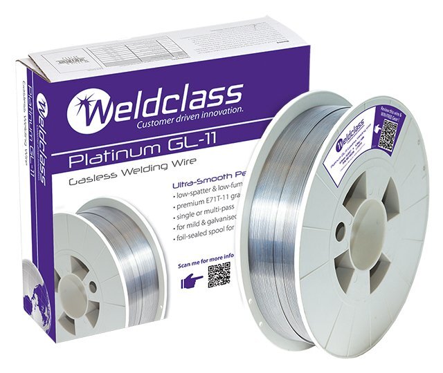4 x Weldclass GL-11 Gasless Mig Wire - 0.9mm 4.5kg