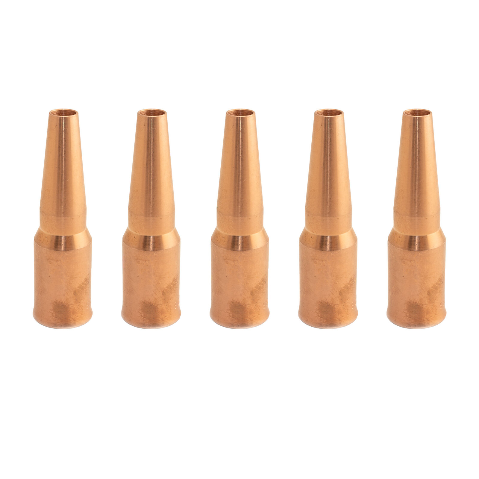 TWECO #4 Style MIG Gas Nozzle / Shroud 13mm PIPELINE - 5 Pack