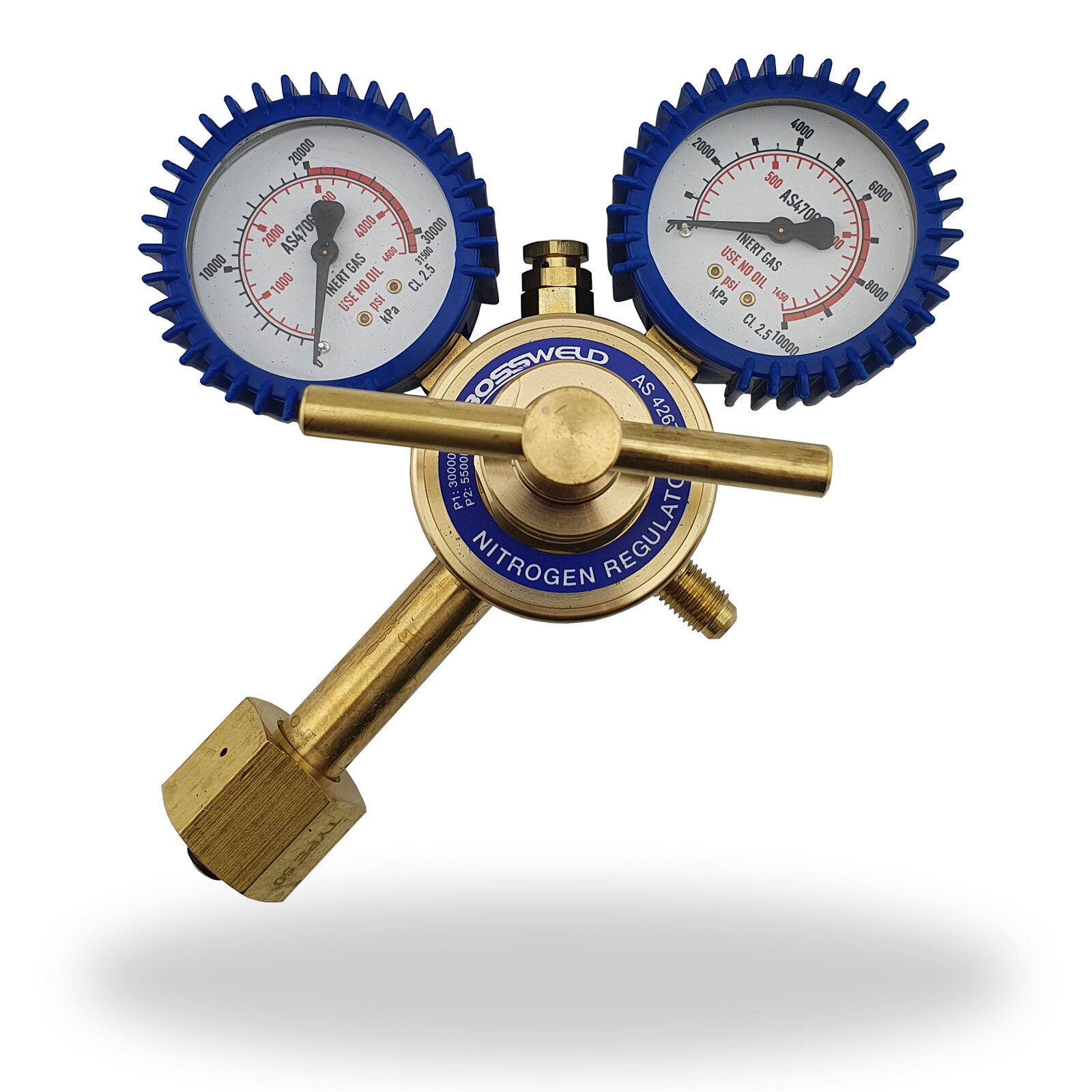Bossweld 5500 Single Stage Nitrogen Regulator 06000kpa Pressure Test