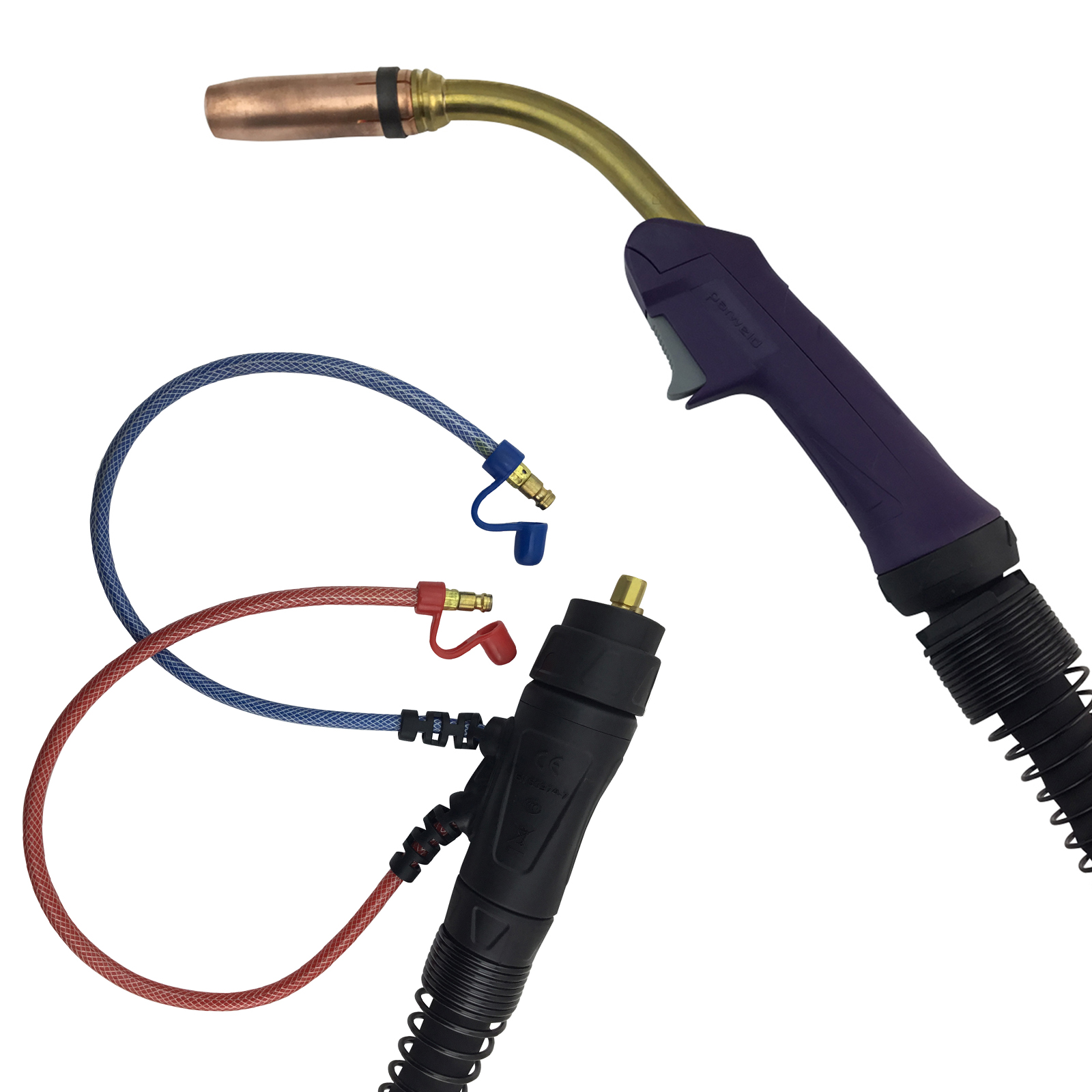 MIG Gun / Torch - 520 Amp - 4 Meter - Binzel Style- Euro - MB501