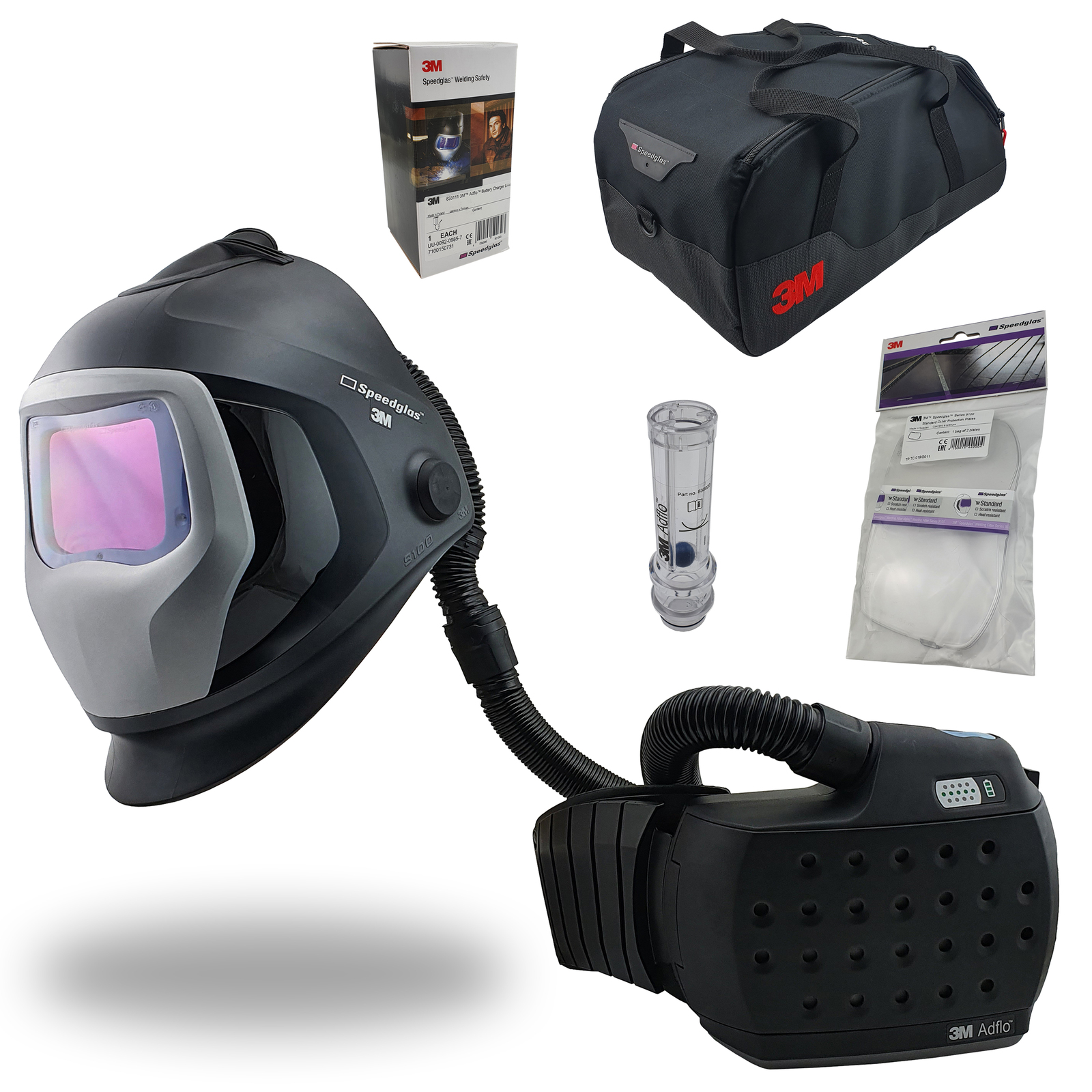 3m Speedglas Welding Helmet 9100xxi Air Adflo Papr Air Purifying Respirator Ebay