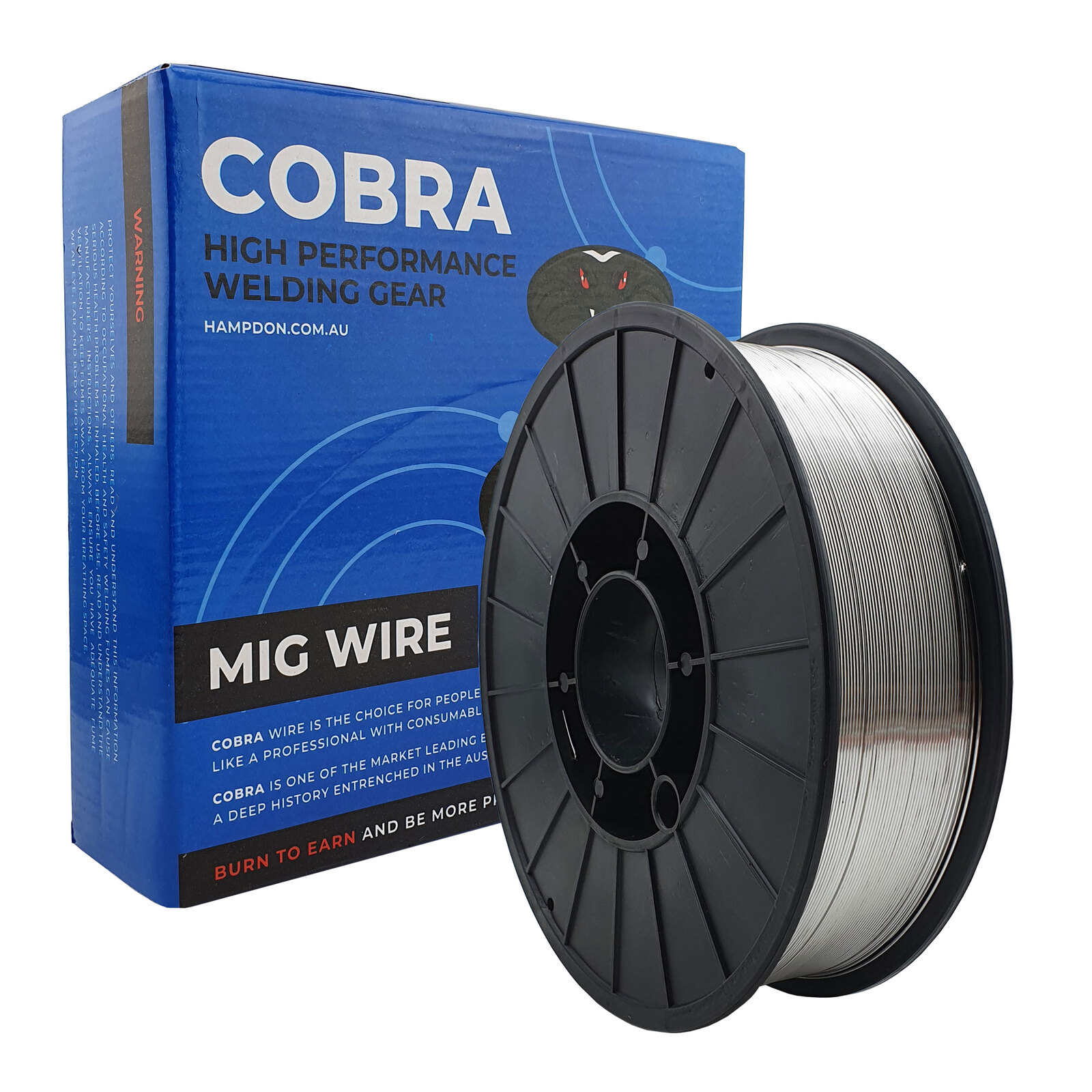 COBRA Aluminium MIG Welding Wire - ER5356 - 0.9mm x  2kg Spool