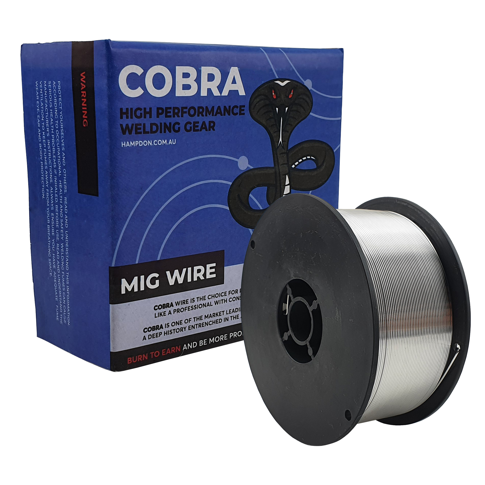 COBRA Aluminium MIG Welding Wire ER5356 0.8mm x 0.5kg Spool