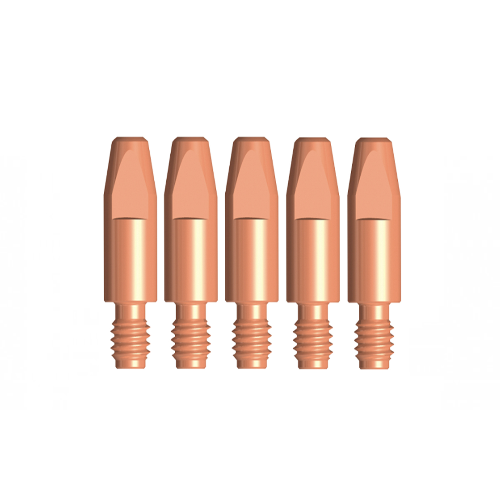 250A M6 PACK OF 10 MIG WELDING CONTACT TIPS 0.8mm,1.0mm OR 1.2mm 