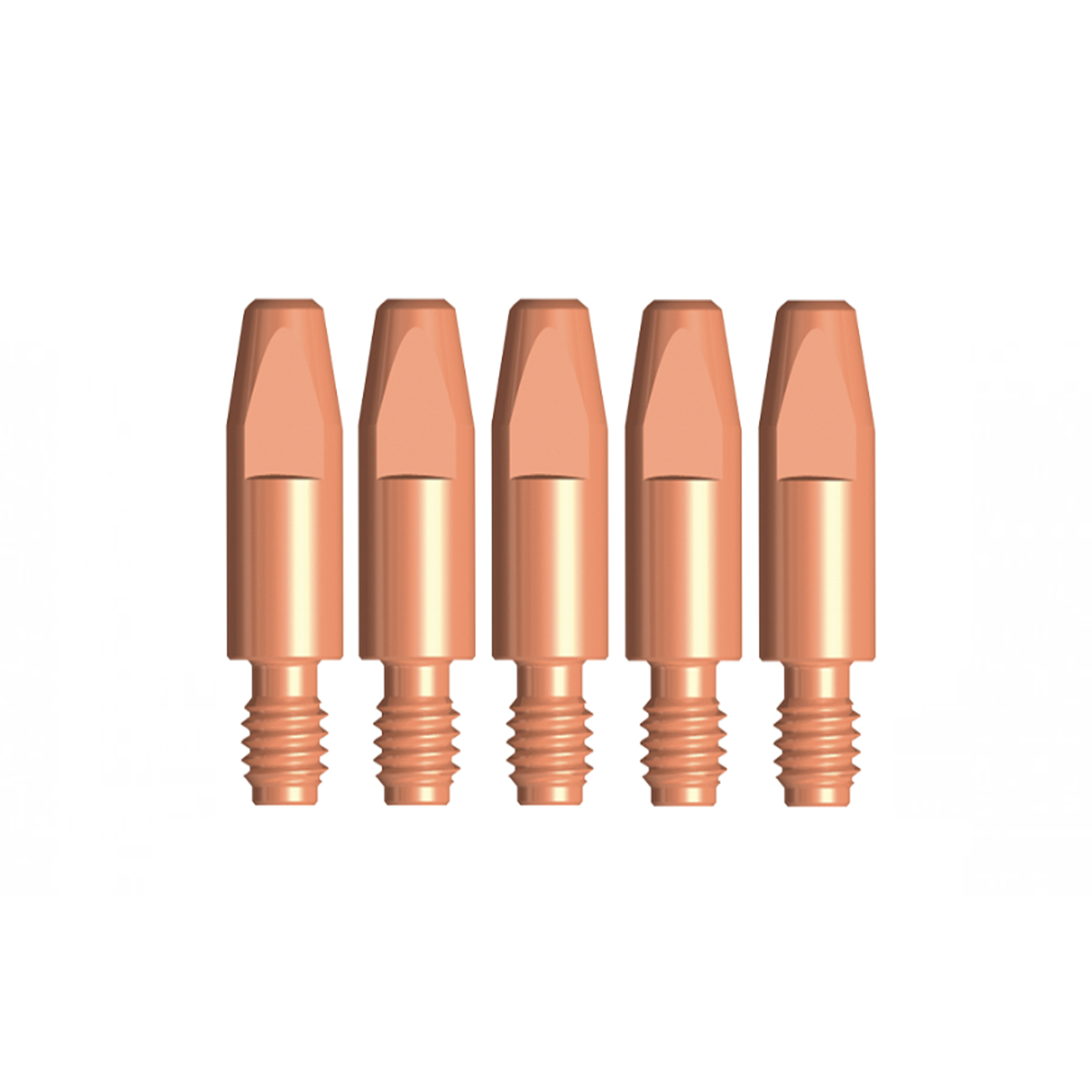 LONG LIFE -14-40 1.0 mm TWECO #2,3,4 Style 5 pack MIG Contact Tips