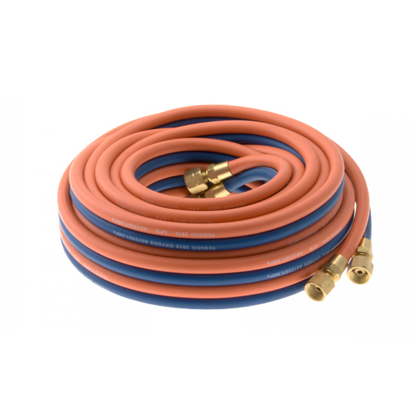5 meter - 10mm - Oxy + LPG Twin Hose with fittings