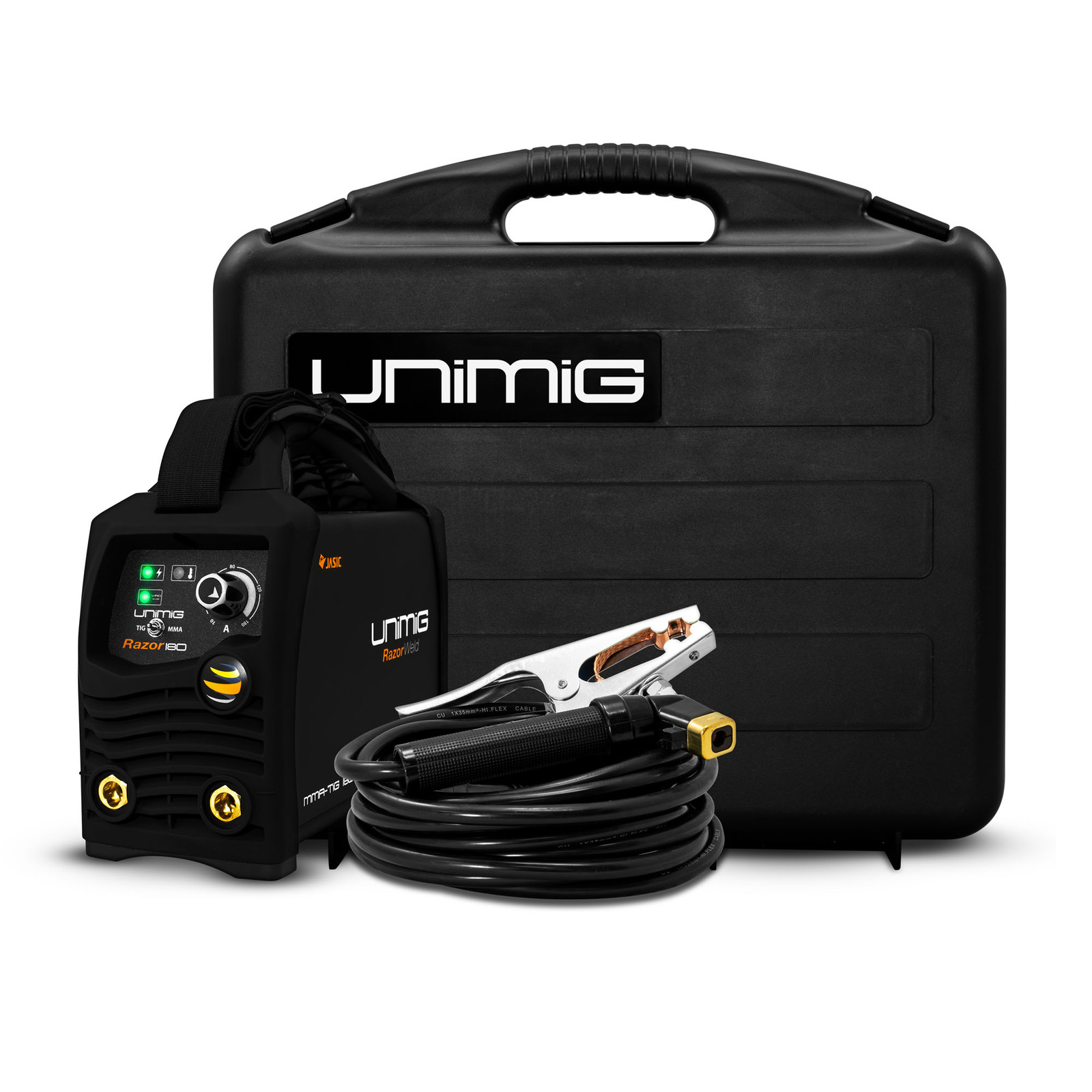Unimig Razor 180 AMP MMA / ARC / STICK / TIG Caddy Welder