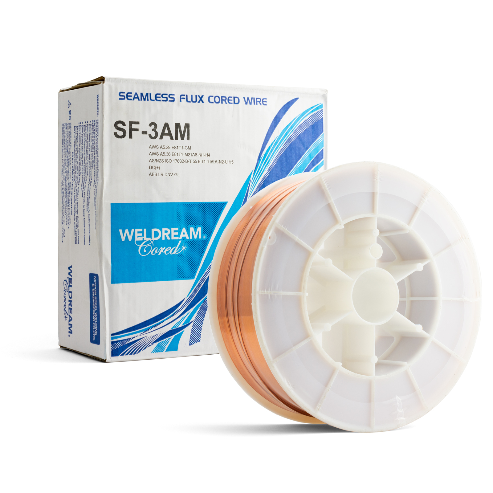 Weldream 15kg - 1.6mm Nippon Steel Flux Cored Welding Wire SF3AM