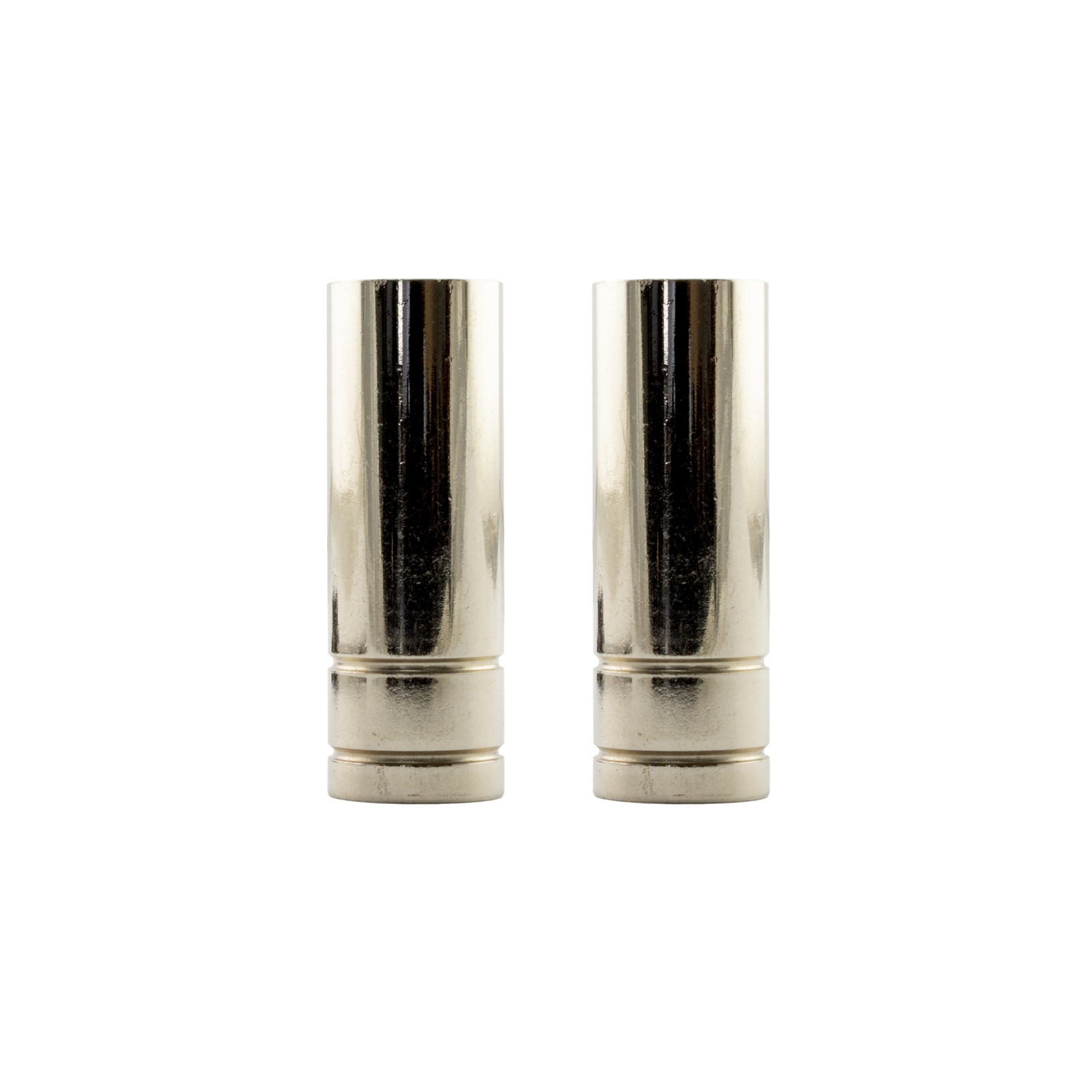 2 x MIG Nozzle / Shroud MB15 Cylindrical - Binzel Style