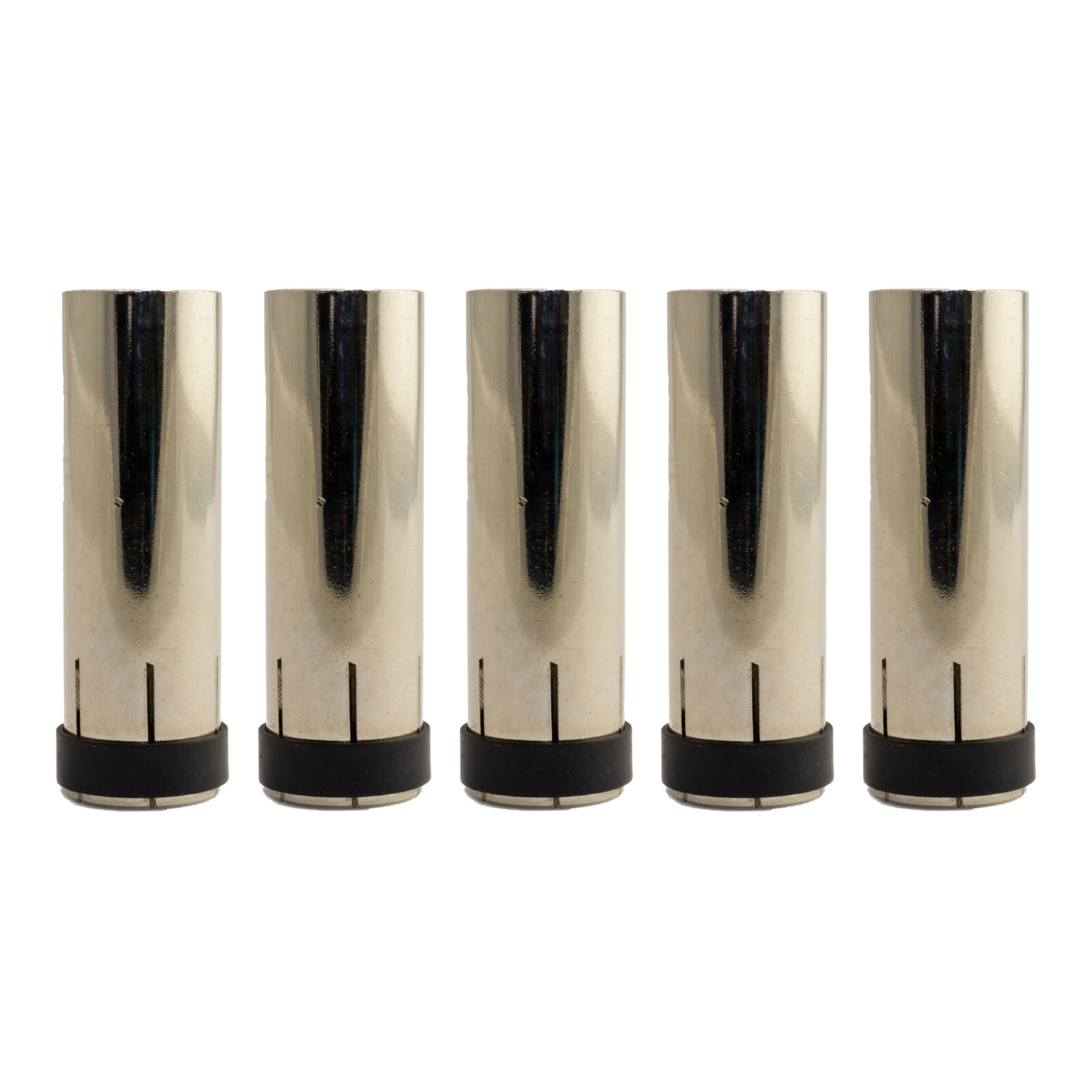 5 x MIG Nozzle / Shroud MB26 / 38 / 501 Cylindrical - Binzel Style