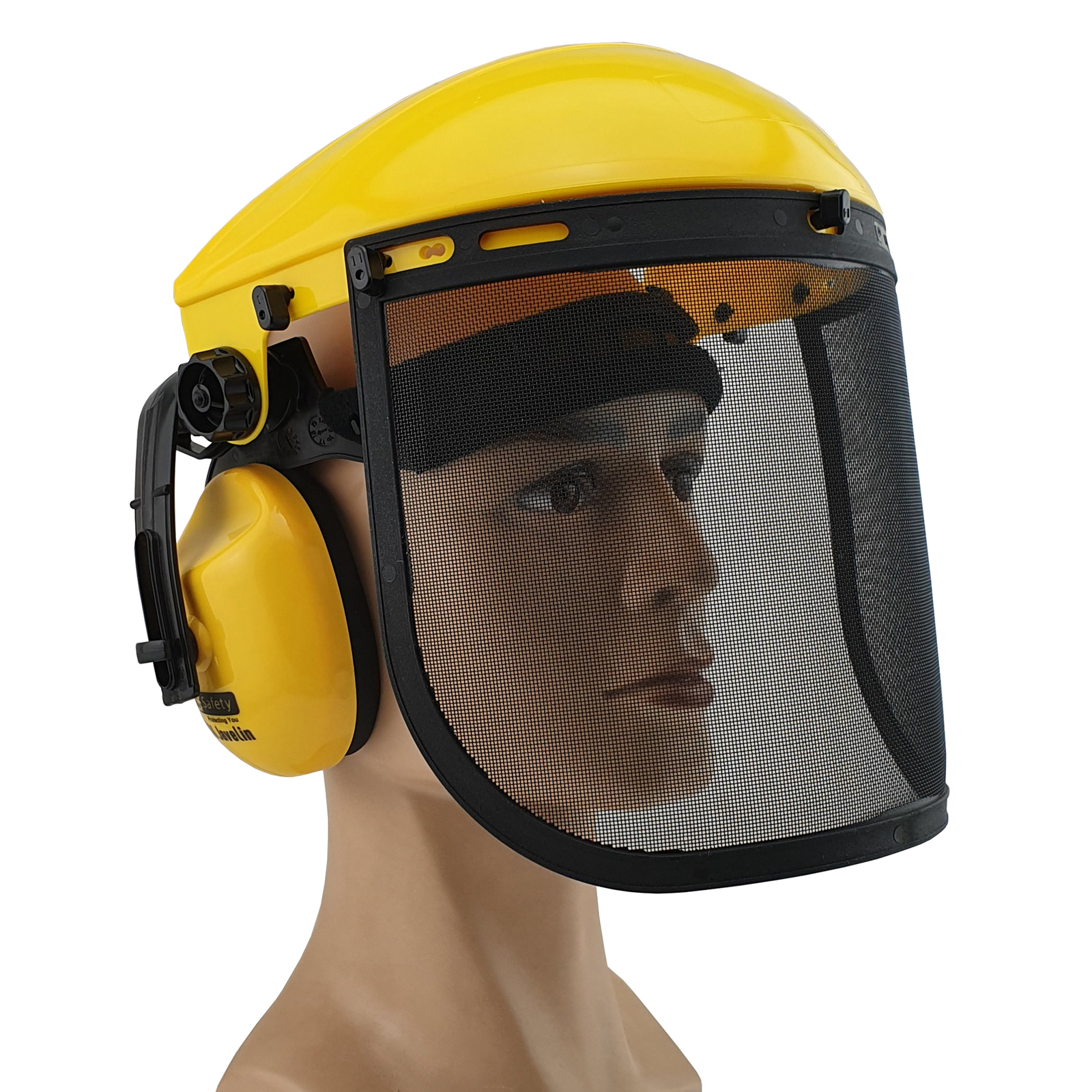 Brow Guard - Wire Mesh Screen - Javelin Ear Muffs - Head Protection 