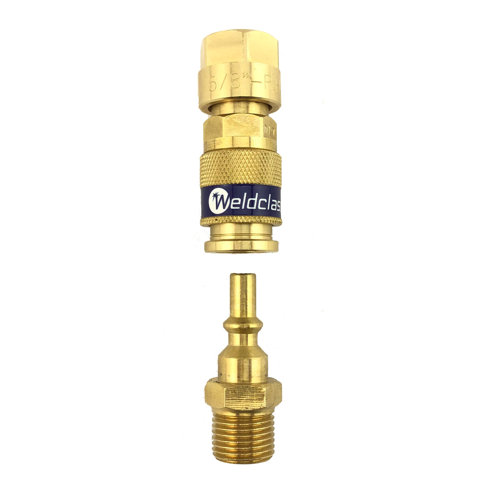 Weldclass Oxygen Gas Hose Quick Connect Coupler Regulator Mount