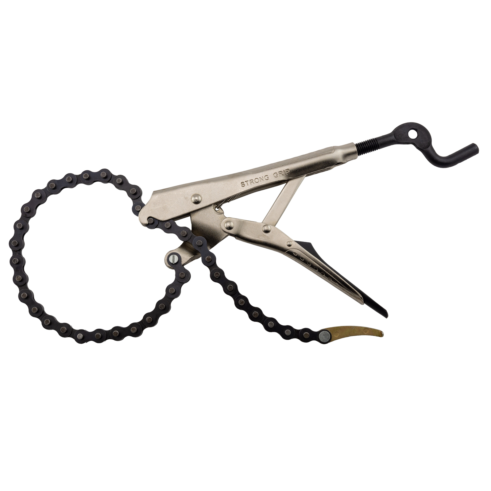 Strong Hand Tools - Val-pfc1024 , Locking Chain Pliers, Removable 24? Chain, Holds Up to 6.5 inch Diameter pipes, Unique Easy Open Crank Handle, Quick