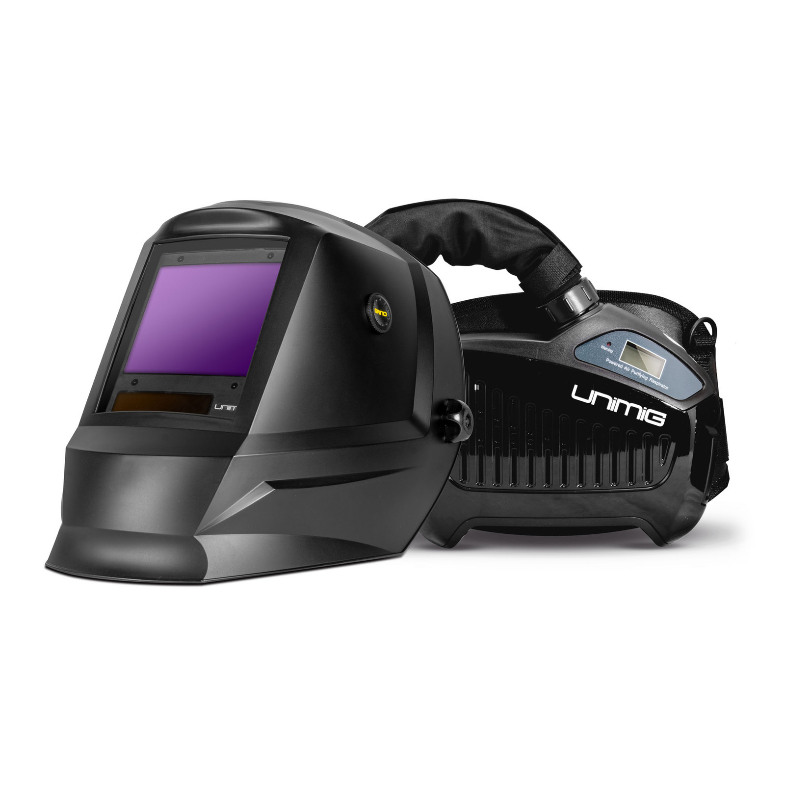 UNIMIG Powered Air Purifying Welding Helmet with Respirator U21014K