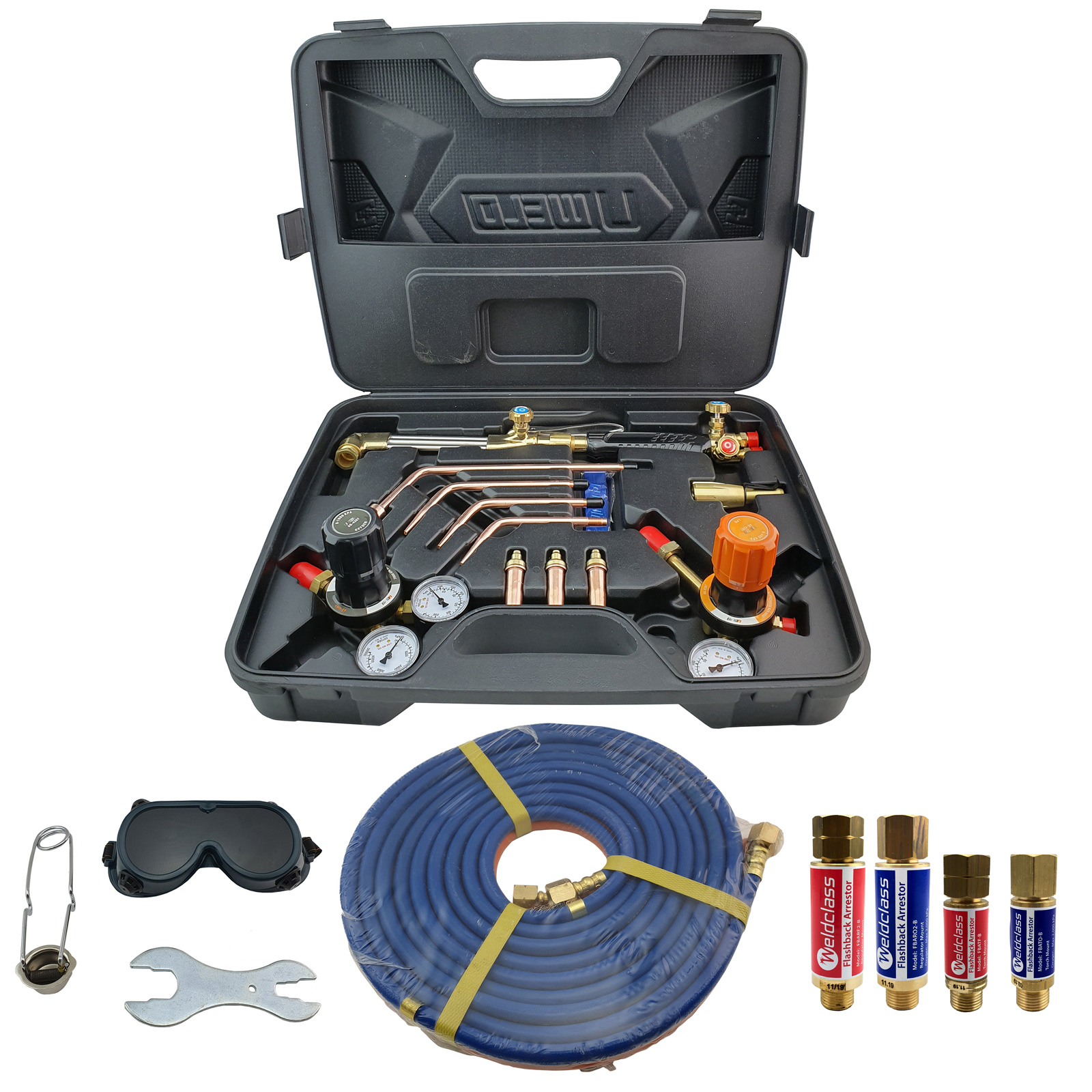 Oxy / LPG Professional Gas Cutting | Welding Kit - w/ IBEDA Flashbacks