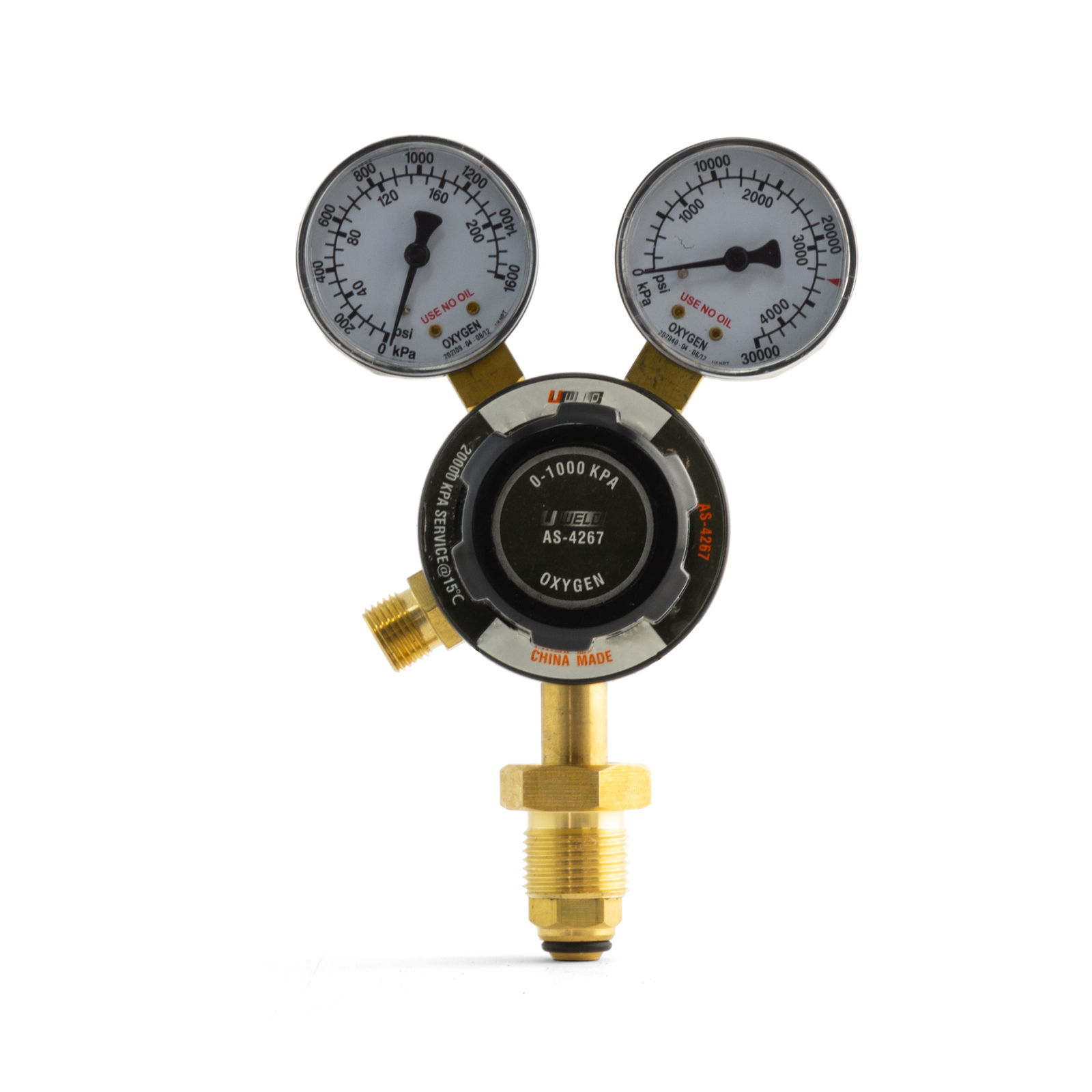 UWELD Oxygen Regulator / Flow meter Cutting Welding 1000KPA OXY