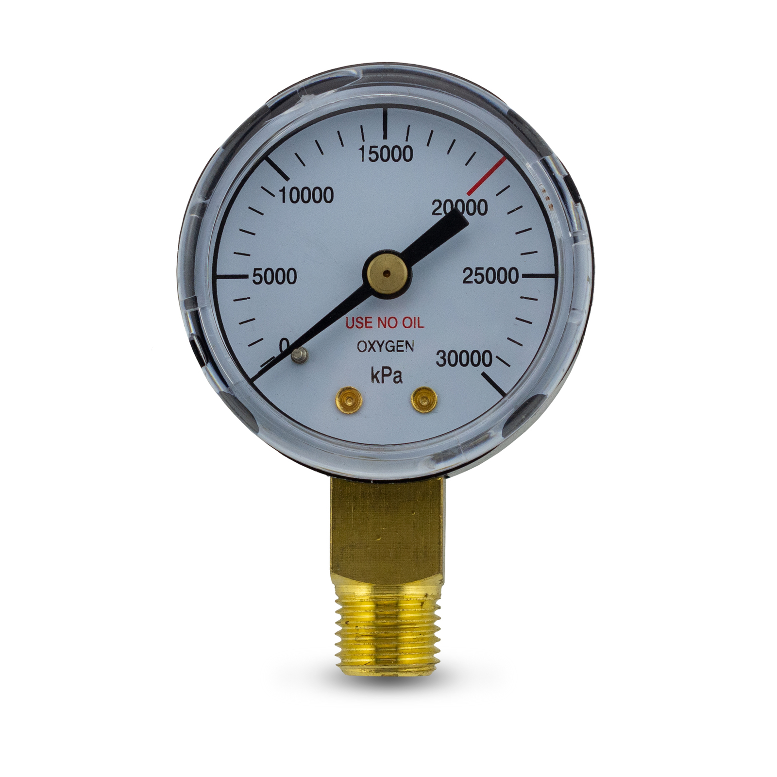 2.5 inches Low Pressure Gauge for Oxygen Regulator 0-200 psi 